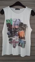 Shirt mit Collage London weiß bunt, weiter Schnitt, England, S Bayern - Irlbach (an der Donau) Vorschau