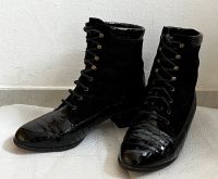 Ara Stiefelette Größe 5 1/2 Velours und Lackleder Schwarz Damen Saarland - Saarlouis Vorschau