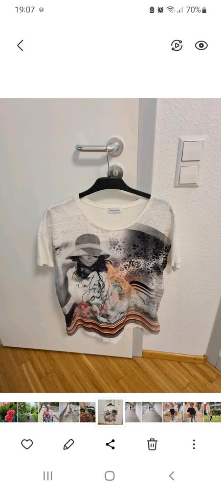 Gina Laura leichtes Sommer-Shirt Gr. 42 in Sindelfingen