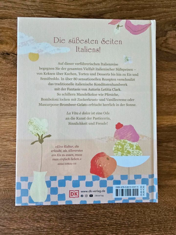 La Vita e Dolce italienisches Backbuch Neu OVP in Leipzig