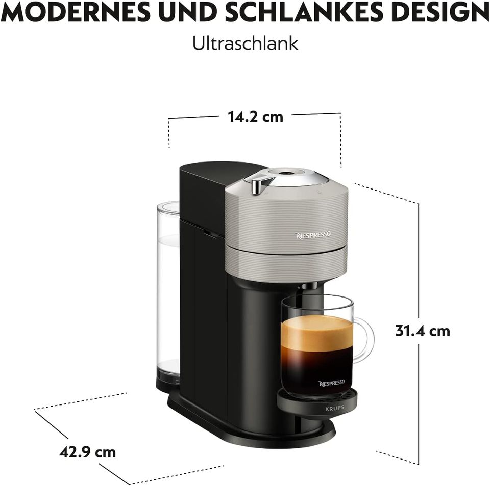 Nespresso Vertuo Next Kapselmaschine|1,1 L Wassertank|Kapselerken in Papenburg