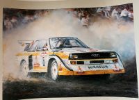 Kunstdruck, Audi Quattro, Georg Baumgartl Nordrhein-Westfalen - Herten Vorschau