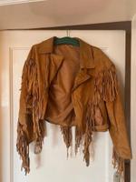 Original Wildleder Retro Vintage Jacke aus den 80ern mit Fransen Schwachhausen - Barkhof Vorschau