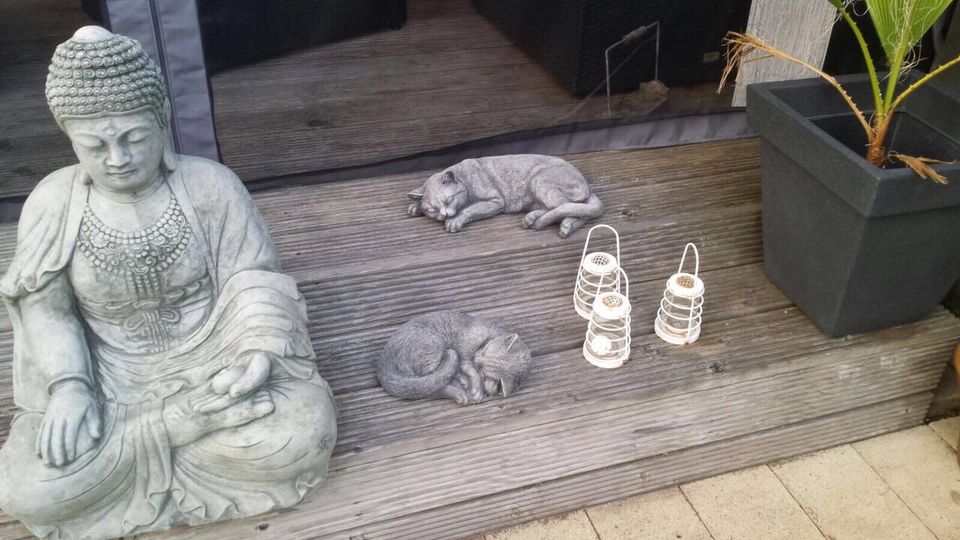 ‼️Buddha 佛 75kg Tempelwächter Teich Feng Shui Ganesha Steinguss‼️ in Hamburg