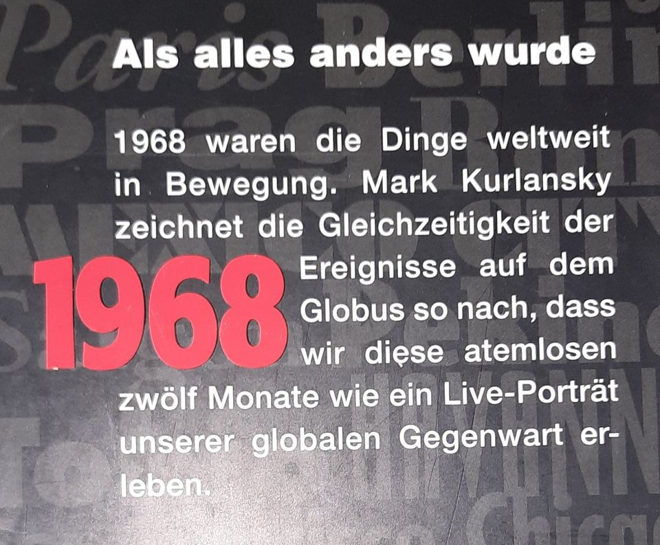 1968 - Das Jahr das die Welt veränderte - Mark Kurlansky in Winsen (Luhe)