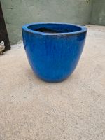 Blumentopf Keramik, Farbe blau Baden-Württemberg - Bad Wimpfen Vorschau