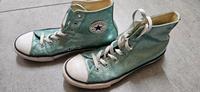 Chucks Converse Glitzer Türkis selten getragen Gr 38 Niedersachsen - Emden Vorschau