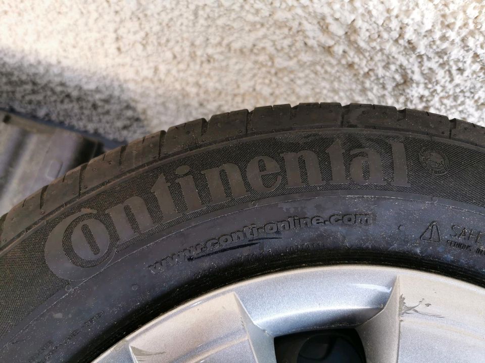 Sommerreifen 215/60 R16 Skoda Audi VW continental in Weiden (Oberpfalz)