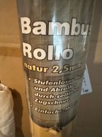 Bambus Rollo Jalousie natur 2,5mm m. Zugschnur NEU Wuppertal - Heckinghausen Vorschau
