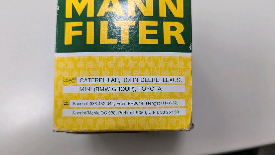 Mann Filter W712/83 Ölfilter z.B. für Toyota Hilux in Kronach