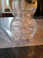 Bleikristall Vase & Michglas Blumenmotiv 3 Füße ca 13cm H. 8cm D Niedersachsen - Oldenburg Vorschau
