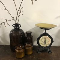 True Vintage alte nostalgische Küchenwaage Waage Brocante Shabby Nordrhein-Westfalen - Weilerswist Vorschau