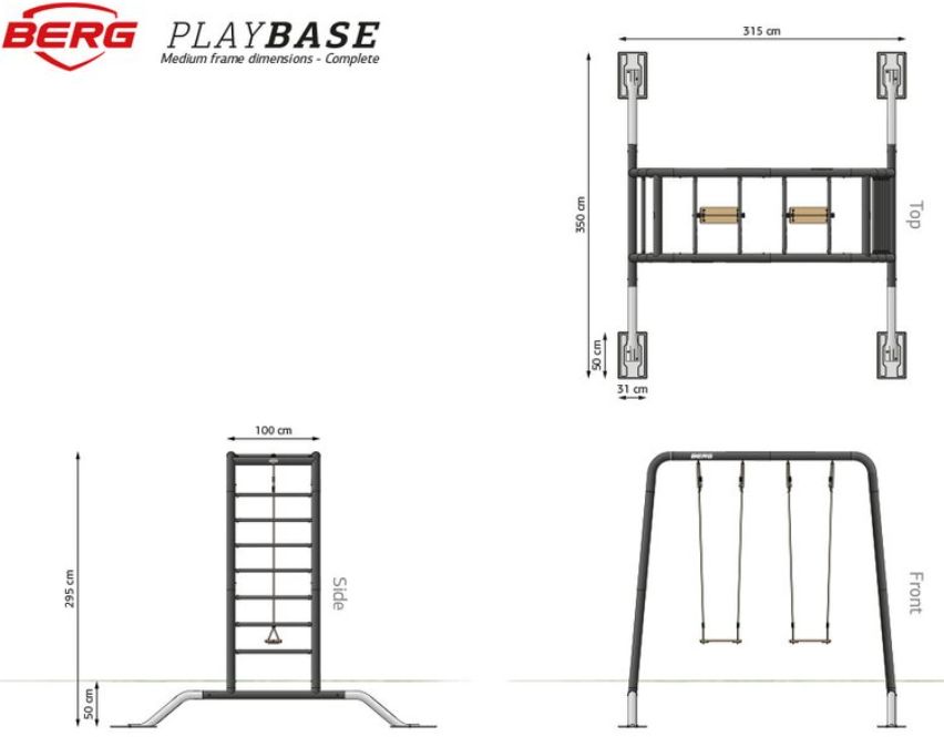 BERG Playbase Klettergerüst Multi Spielanlage Lounge Play Sport in Fröndenberg (Ruhr)