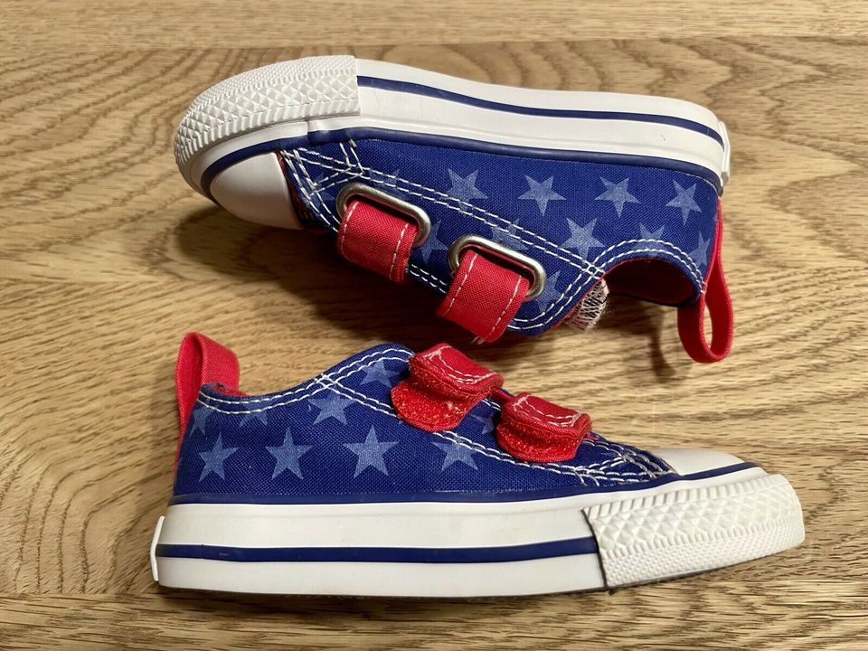 ⭐️ Kinderschuhe 21 | CONVERSE Chucks/Sneaker | blau-rot | NEU ⭐️ in Grevenbroich