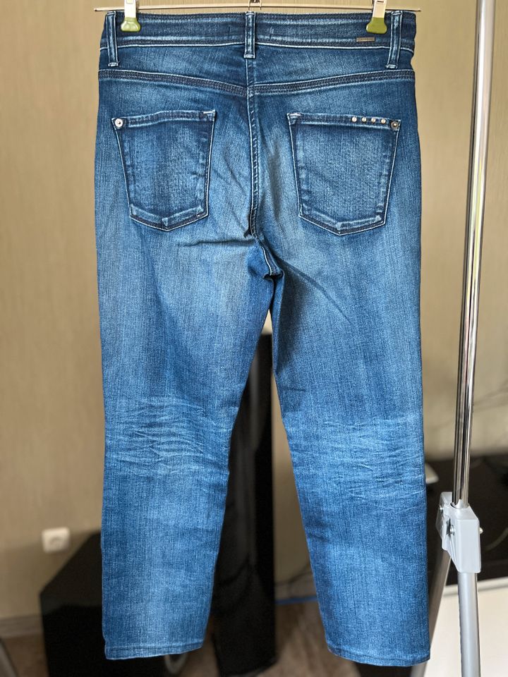 Cambio blau Jeans Piper Damen Hose Baumwolle Slim-Fit Gr. 36 in Scheeßel