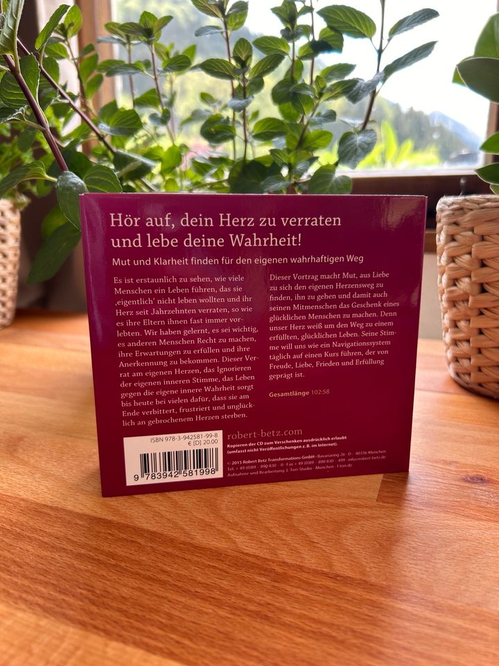 Robert Betz CD Vortrag Buch Hör auf dein Herz in Oberstdorf