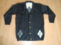 Lucia Damen Strickjacke schwarz-grau mit Taschen+Knopfleiste Gr. Niedersachsen - Garbsen Vorschau