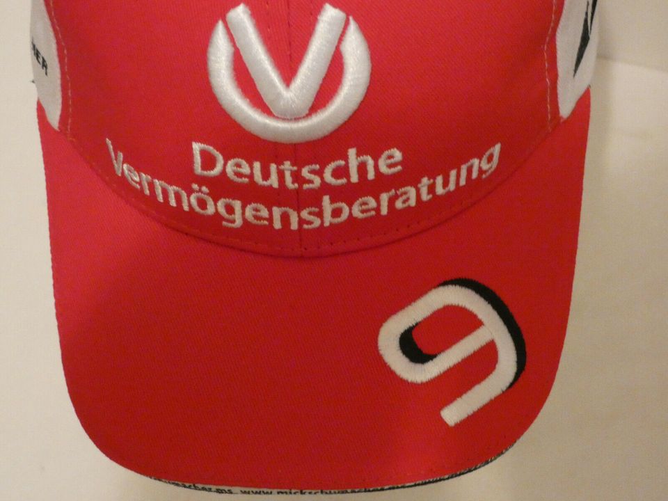 Mick Schumacher DVAG Cap 2019 WC Personal Nr.9 Flexi little small in Darmstadt