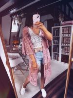 Boho Hippie Ibiza Cardigan rosa Einheitsgröße Neu Niedersachsen - Freren Vorschau