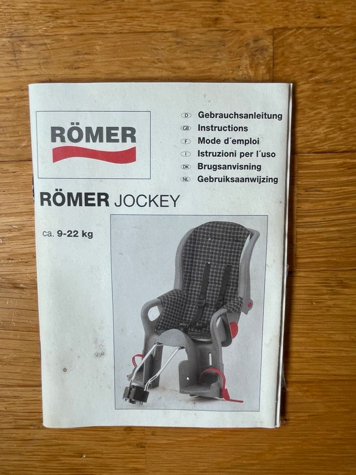❤️Kinderfahrradsitz Römer Jockey Relax in Lilienthal