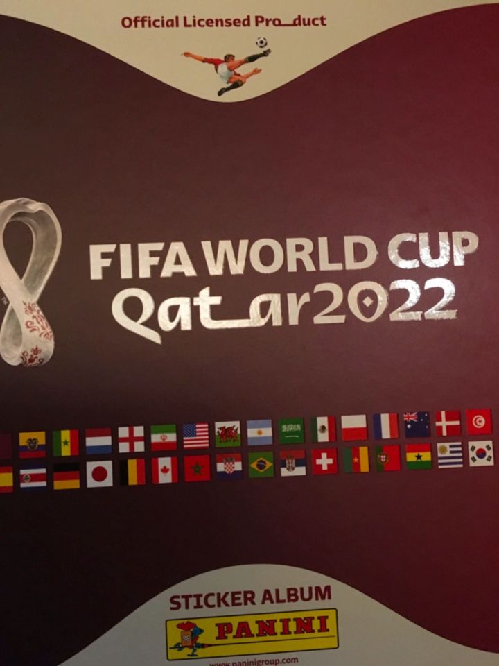 Panini Sticker - FIFA World Cup Quartar 2022 in Düsseldorf
