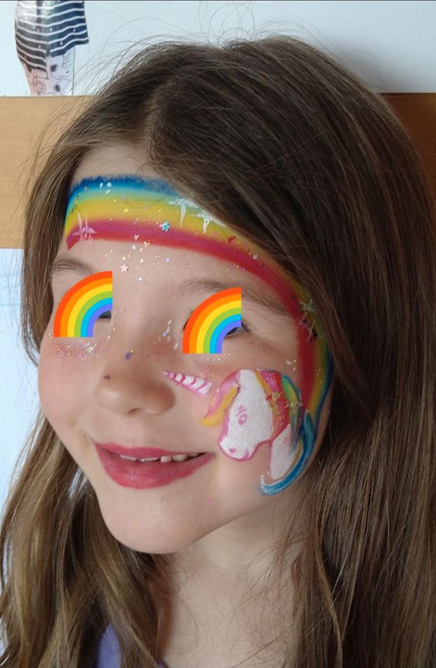 Kinderschminken, Facepainting, Kindergeburtstag, Fasching in Landau a d Isar