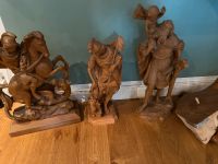 3 Heiligen Figuren, Holz geschnitzt, Österreich Hessen - Offenbach Vorschau