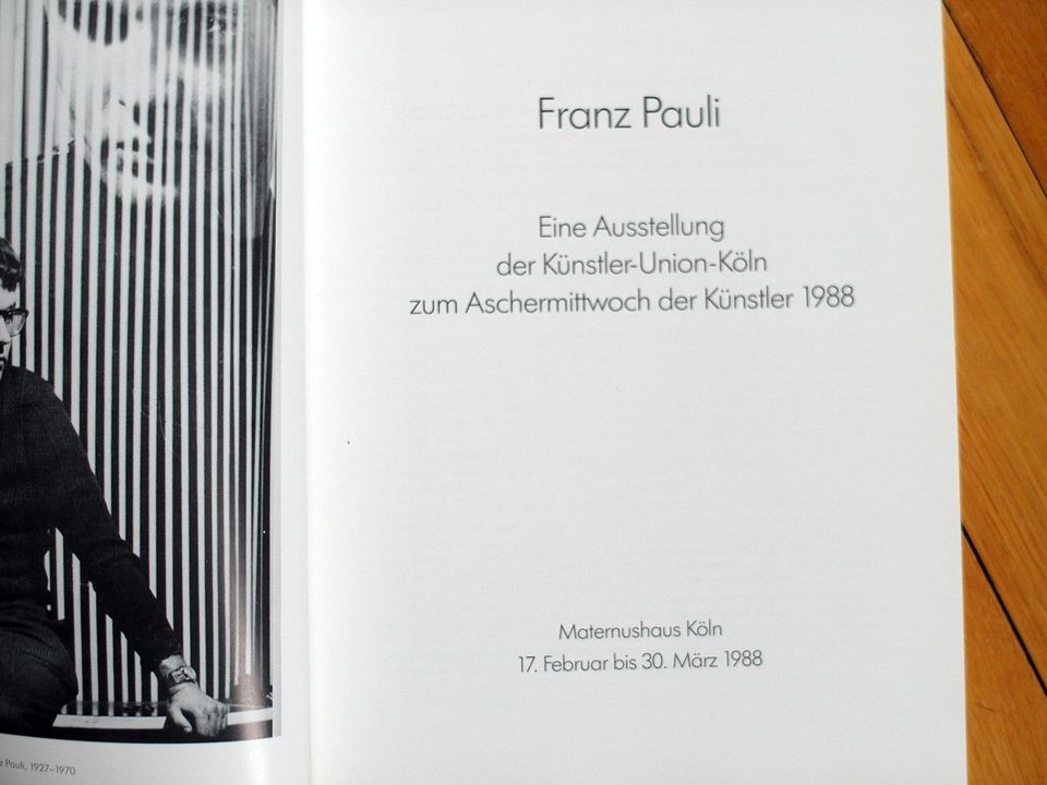 Ausstellungskatalog / Kunstbuch "Franz Paul" in München