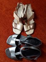 Sandalen mit Absatz Sommerschuhe VINTAGE 38 Leder Nordrhein-Westfalen - Brühl Vorschau
