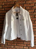 Jeansjacke weiß Gr. 44 Nordrhein-Westfalen - Wesel Vorschau