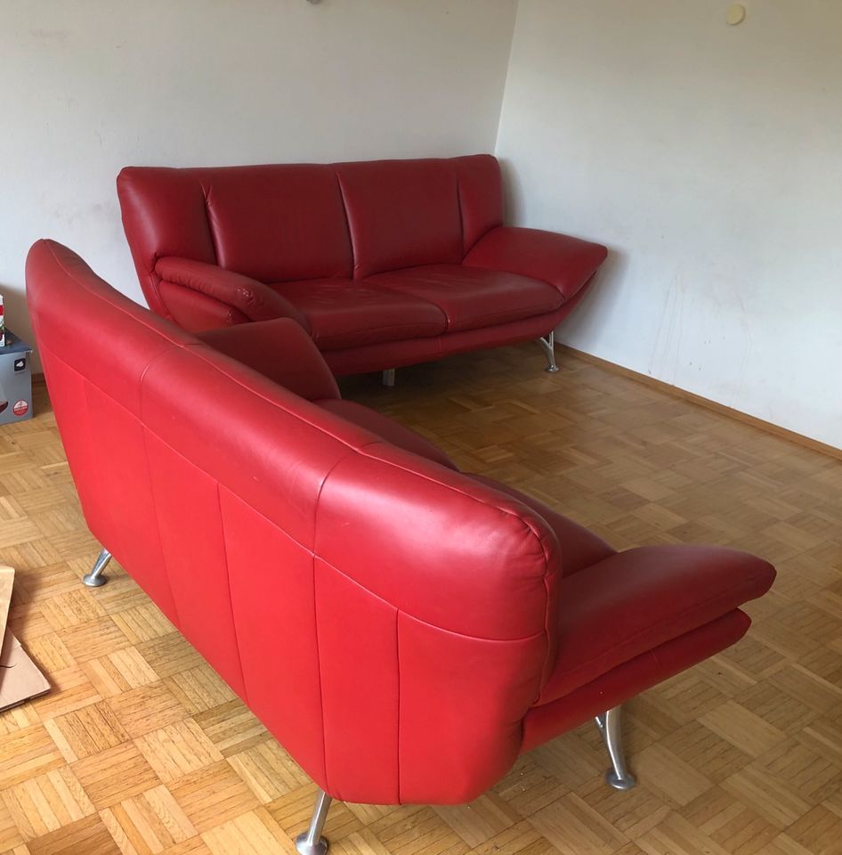 Ledersofa Rot in München