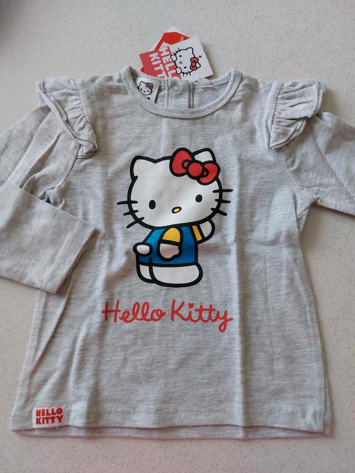 Neu‼️Hello Kitty Mädchen Shirt Gr.74/80 in Tann