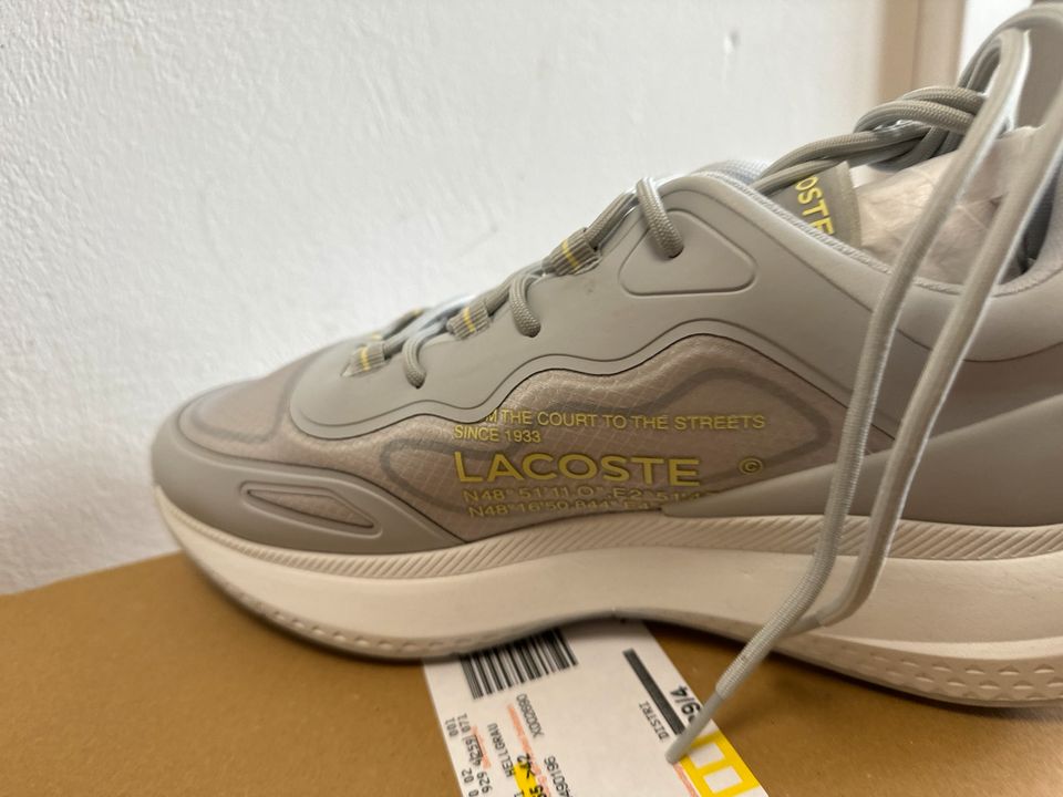 Lacoste sneaker Schuhe grau active 4851 neu gr 42 in Erlabrunn