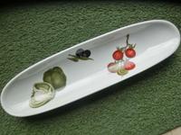 Porzellan Schale mit Porzellanmalerei 34,5 cm  Handarbeit Flensburg - Fruerlund Vorschau