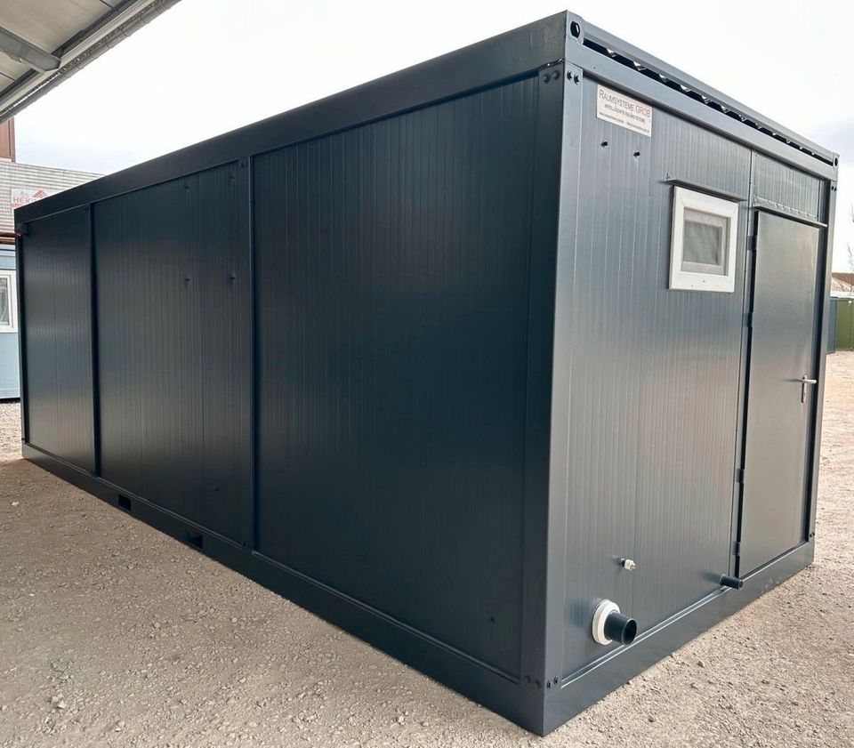 Temporäre Wohnlösung 7 x 3 m Container - Neu - Sofort verfügbar, keine Wartezeit! - Komfortable Containerunterkunft Flexible Wohnraumnutzung Energiesparendes Design Nachhaltige Bauweise Barrierefrei in Brunnen