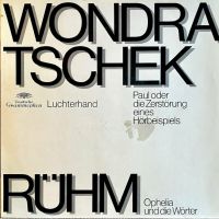 Vinyl: Wondratschek, Ophelia und die Wörter / Rühm, Paul oder ... Hessen - Oberursel (Taunus) Vorschau