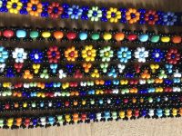 Perlenkette Blumenkette Dirndl Boho Choker HalsKette Mädchen bunt Baden-Württemberg - Markgröningen Vorschau