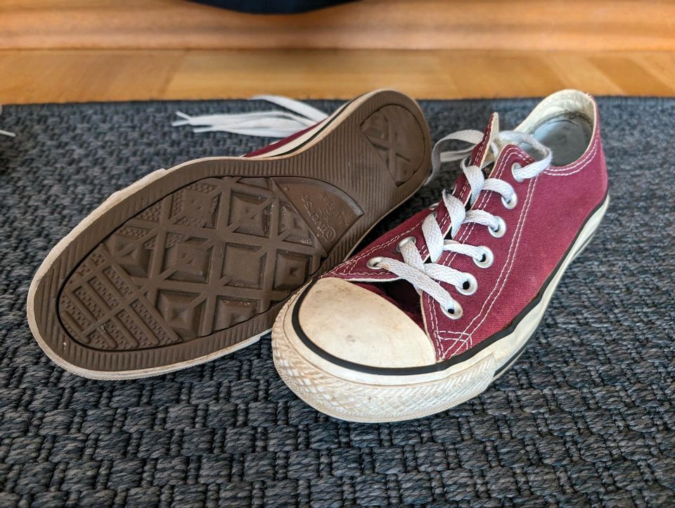 Converse All Star Chucks - Low - Bordeaux, 39 in Dillingen (Saar)