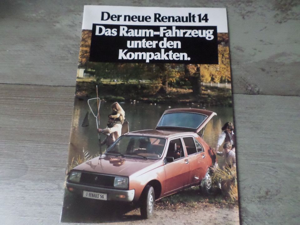 Original Heft Broschüre Auto Renault 12 Oldtimer 1977 in Hamburg