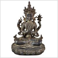 Avalokiteshvara 33cm Resin grauantik Hamburg-Mitte - Hamburg Borgfelde Vorschau