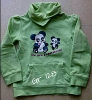 Kapuzenpulli, Hoodie,  Pulli, Gr. 128, grün/Panda Baden-Württemberg - Sigmaringen Vorschau