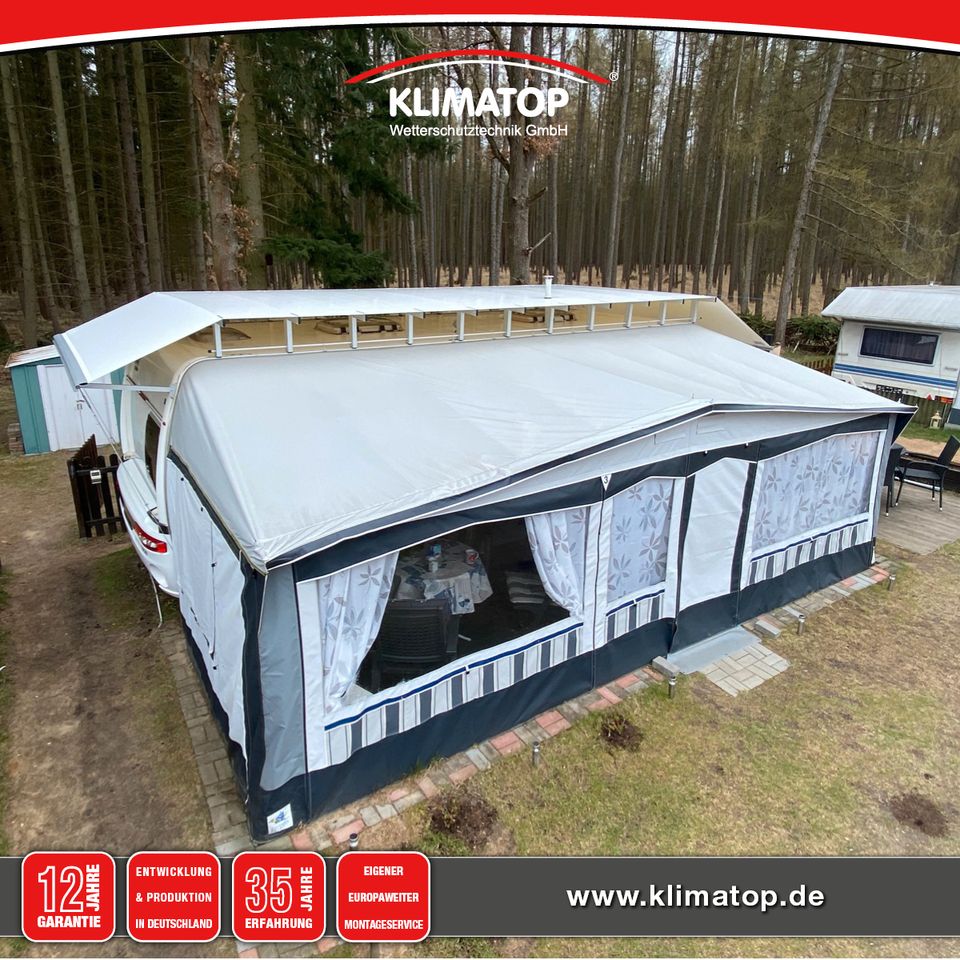 Wohnwagen Schutzdach CARATOP 270 x 400 cm von KLIMATOP Wetterschutz in Bückeburg
