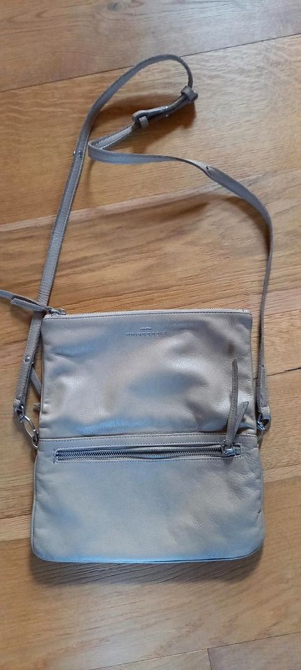 Liebeskind Berlin Tasche Umhängetasche beige Leder klein in Rottenburg a.d.Laaber