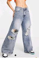 Neu m. Etikett asos jeans gr 40 wide leg Sachsen-Anhalt - Gommern Vorschau