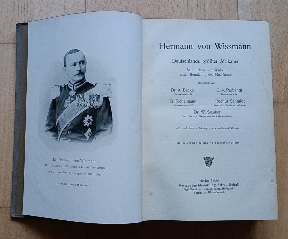 Hermann v. Wissmann Deutschlands größter Afrikaner, 1909 in Bremen