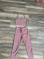 TOP-ZUSTAND ❤️ SHEIN M 38 Loungewear Set Top Hose rot Damen Hessen - Limburg Vorschau