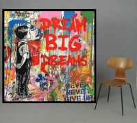 70 % Rabatt BIG Dream Banksy Hommage Littel Boy 125x125 Pop Art München - Ludwigsvorstadt-Isarvorstadt Vorschau