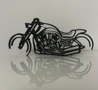 Harley Davidson V-Rod, 3D Silhouette, Wanddekoration, 25cm Niedersachsen - Rosdorf Vorschau