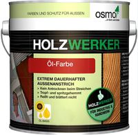 OSMO HOLZWERKER Öl-Farbe 2,5l Elfenbein Sachsen - Auerbach (Vogtland) Vorschau