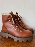 Zara echt Leder Stiefel Boots braun gr.37 Neu mit Etikett Baden-Württemberg - Karlsdorf-Neuthard Vorschau